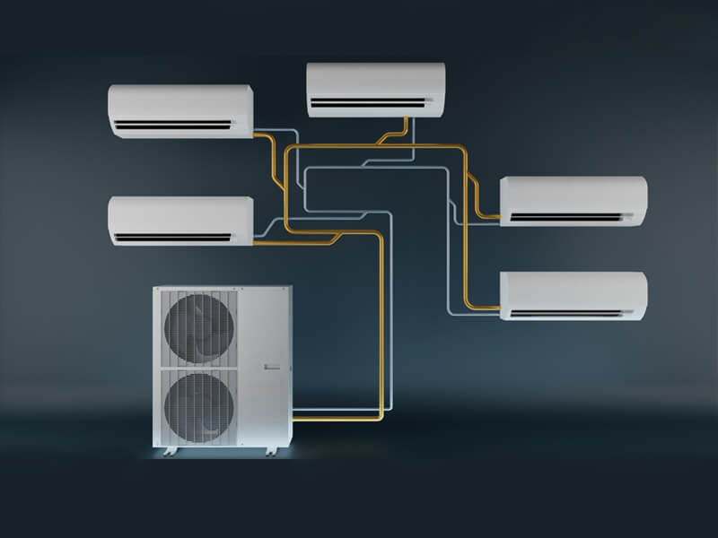 multi head air con installation qld